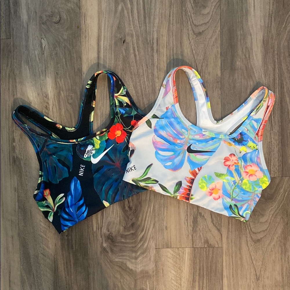 Nike Tropical Print Sports Bras Bundle - Multicolor